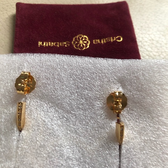 Cristina Sabatini Pink Amoroso Heart ❤️ earrings - Picture 8 of 8